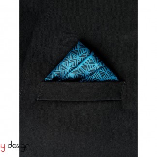 Khăn lụa vuông pocket square - INDIGO HILLS